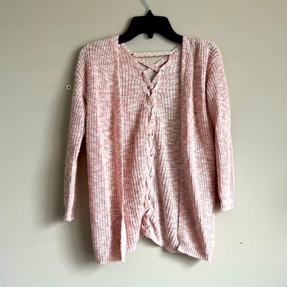 Girls Freshman Crocheted Knitted Cardigan (OH) - Picture 1 of 5